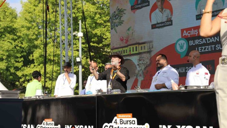 Ünlü şefler, tabaklarında Bursa ürünlerini yorumladı