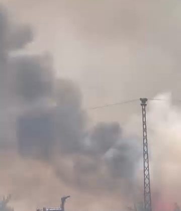 Yenişehir kırsalında yangın paniği