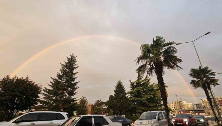 Balıkesir’de gökkuşağı