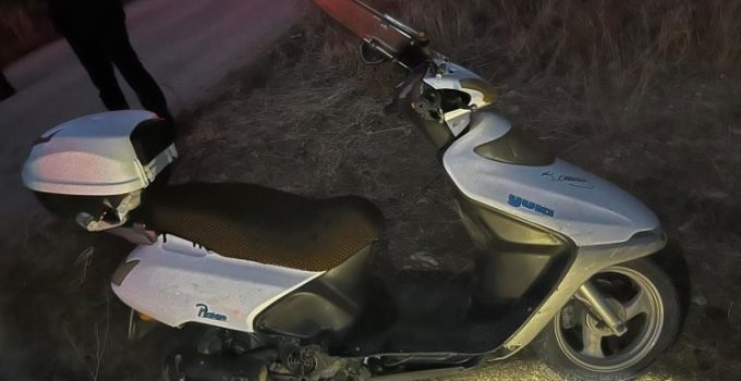 Bilecik’te seyir halinde kontrolden çıkan motosiklet devrildi, sürücüsü yaralandı