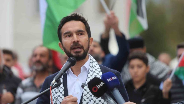 Bursa’da Filistin’e destek yürüyüşü