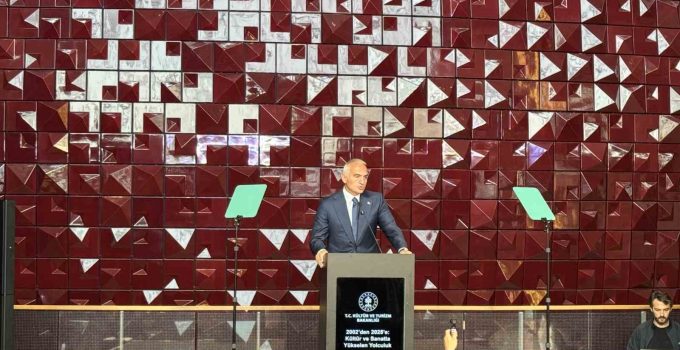 Kültür ve Turizm Bakanı Mehmet Nuri Ersoy: “Gazze ve Filistin’deki zulme sessiz kalmadığımızı tüm dünyaya duyuracağız”