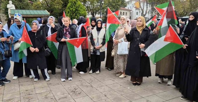 Tekirdağ’da çocuklardan Gazze için resimli destek