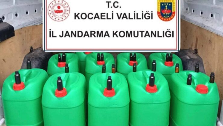 400 litre sahte alkol ele geçirildi