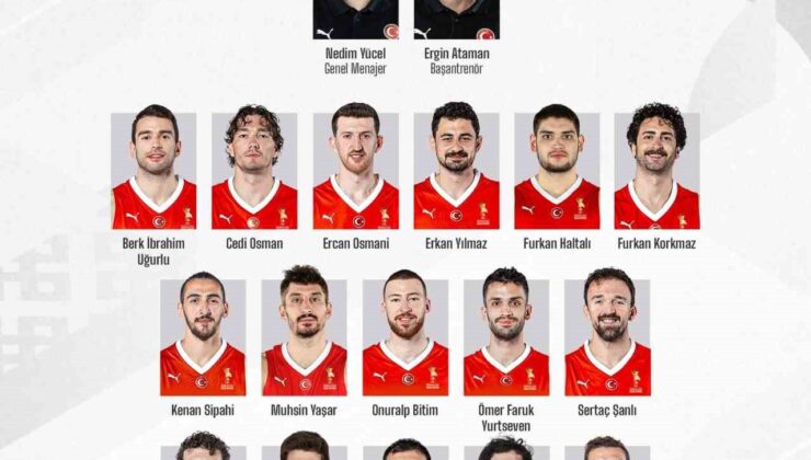 A Milli Erkek Basketbol Takımı’nın aday kadrosu belli oldu