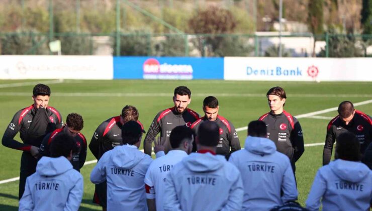 A Milli Futbol Takımı, İspanya maçı hazırlıklarına başladı