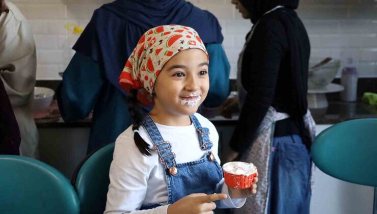 Ara tatilin en renkli programı: Anne ve çocuklar SAMEK’te birlikte üretti