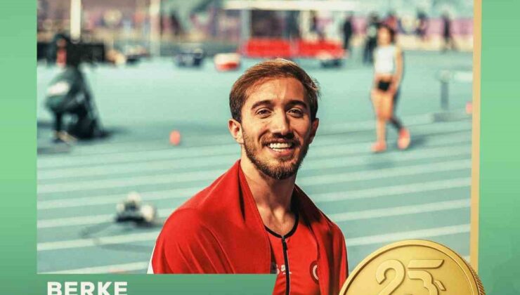Atletizmde Berke Akçam’dan altın madalya
