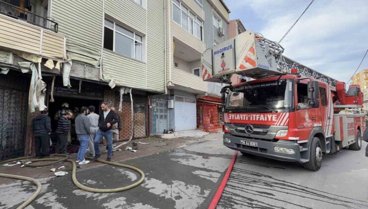 Avcılar’da tekstil atölyesinde korkutan yangın