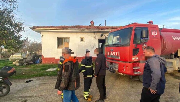 Babaeski’de ev yangını: 1 ölü, 1 yaralı