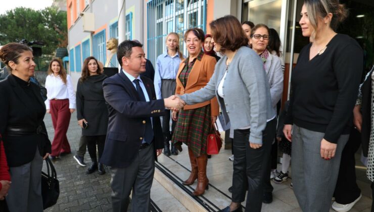 Başkan Erkan Aydın’dan Öğretmenler Günü’nde anlamlı ziyaretler
