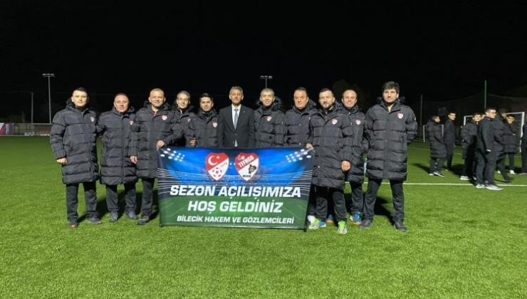 Bilecik futbol hakemleri sezonu Gölpazarı’nda başlattı