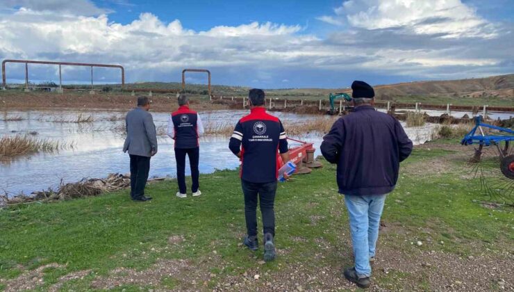 Çanakkale’de yağışların oluşturabileceği hasarlara karşı saha tespit çalışmaları devam ediyor