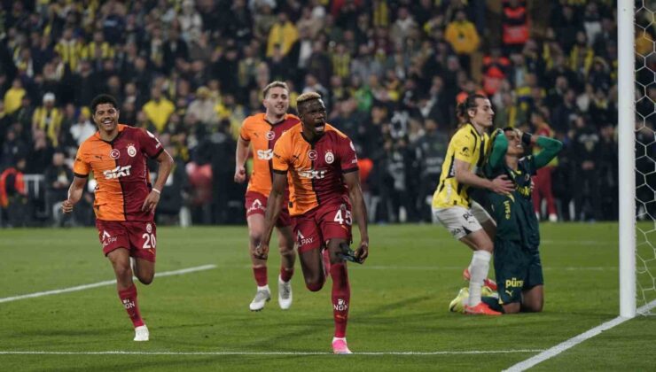 Galatasaray, Kadıköy’deki son 7 derbinin 5’ini kazandı