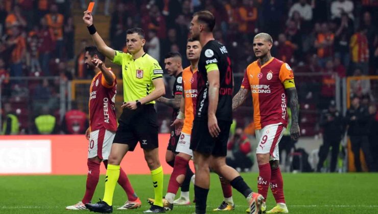 Galatasaray’da Roland Sallai kırmızı kart gördü