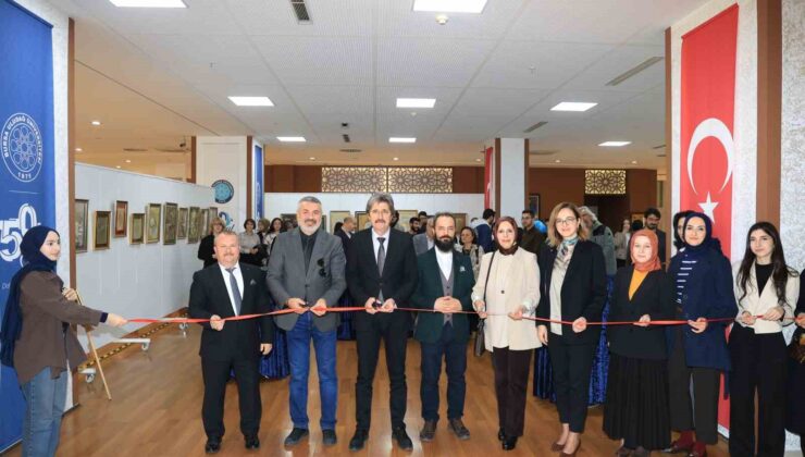 Geleneksel Türk Sanatları Bölümü öğrencilerinin eserleri sergilendi