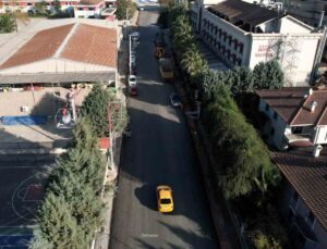 İzmit Şehit Ergün Köncü Caddesi’nde altyapı bitti, asfalt serildi