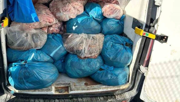 Kaçak sakatat operasyonu: 2 ton ele geçirildi