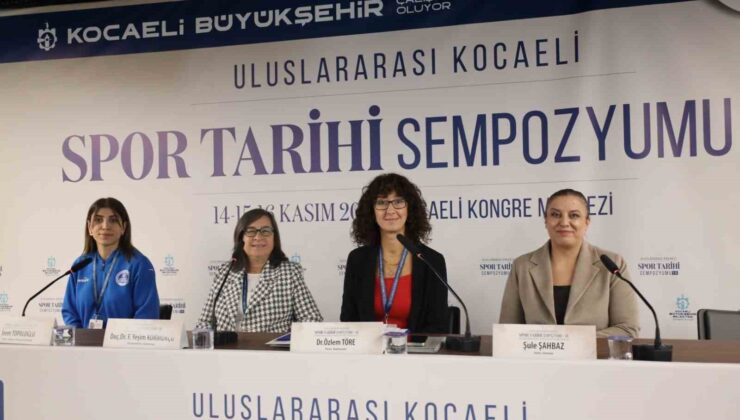Kadın sporcular sempozyumda yaşadıkları zorlukları anlattı