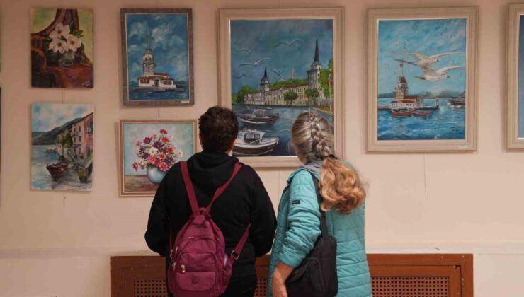 Kartal’da açılan “Atölye No 10 Karma Yağlı Boya Resim Sergisi” ziyaretçilerini bekliyor