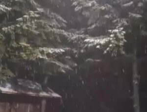 Kartepe’ye mevsimin ilk karı düştü