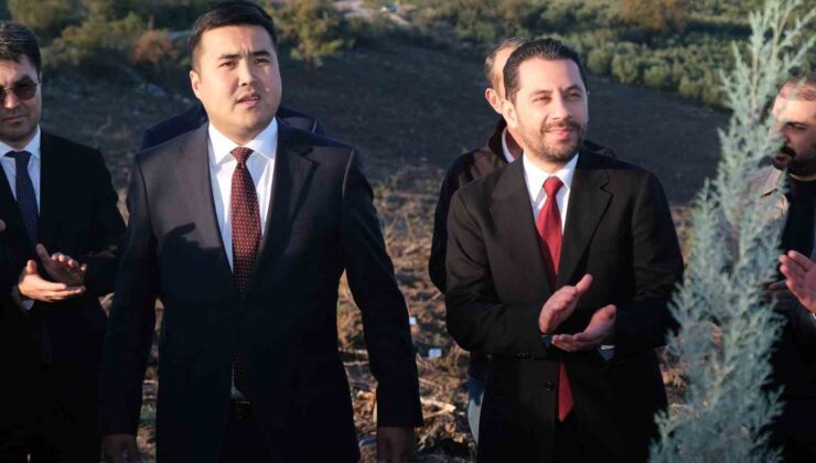 Kırgızistan-Türkiye dostluk ilişkileri fidanlarla kök saldı