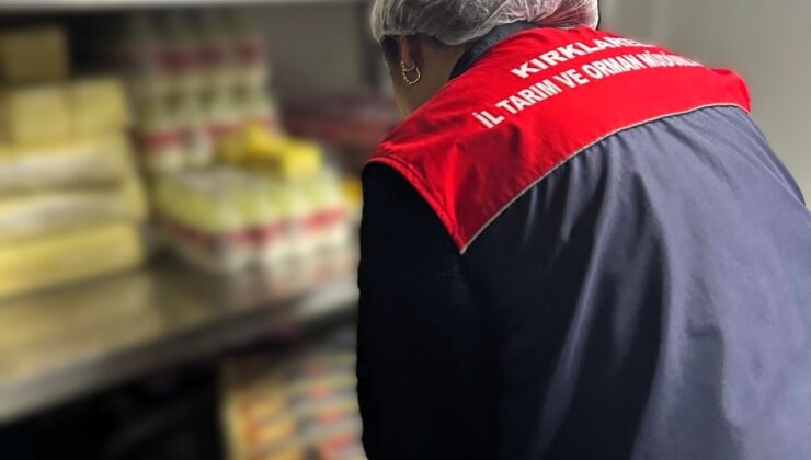 Kırklareli’nde gıda işletmelerine sıkı denetim