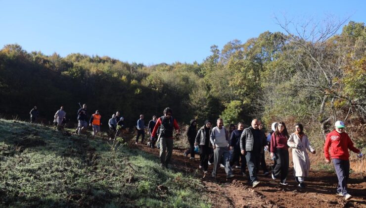 Körfez’de öğrenciler doğa yürüyüşünde buluştu