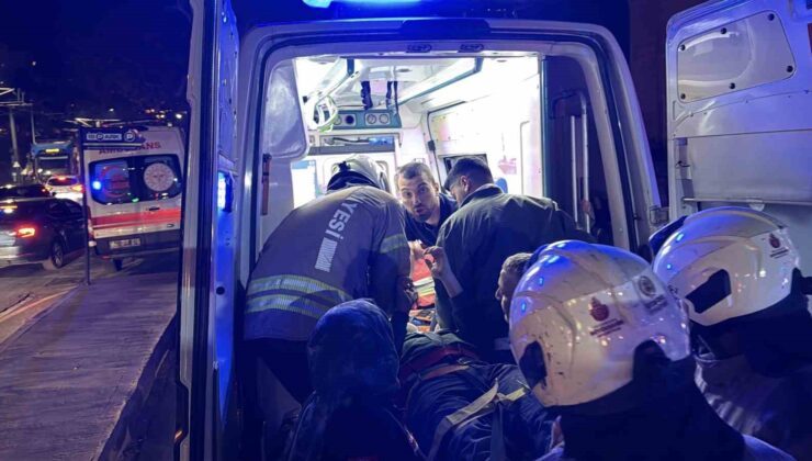 Metro çalışması sırasında iskele çöktü: 1 işçi öldü, 2 işçinin tedavisi sürüyor