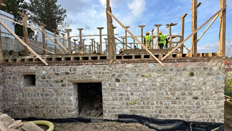 Muradiye Mevlevihanesi ihya çalışmaları devam ediyor