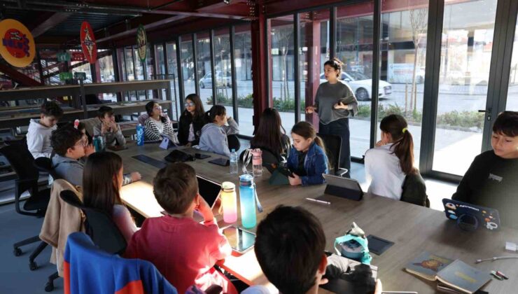 Nilüfer’de çocuklar animasyonun temellerini öğrendi