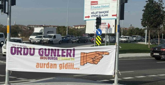 Ordu Tanıtım Günleri’nde ilginç pankartlar: ’Madanızı açacak çok şey var’