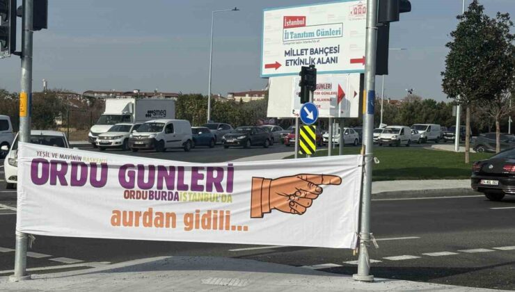 Ordu Tanıtım Günleri’nde ilginç pankartlar: ’Madanızı açacak çok şey var’