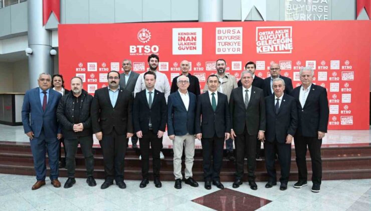 Özbekistan Büyükelçisi İlkhom Khaydarov BTSO’da