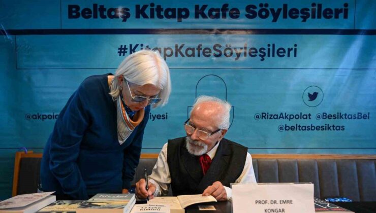 Prof. Dr. Emre Kongar, Beltaş Kitap Kafe’de okurlarıyla buluştu