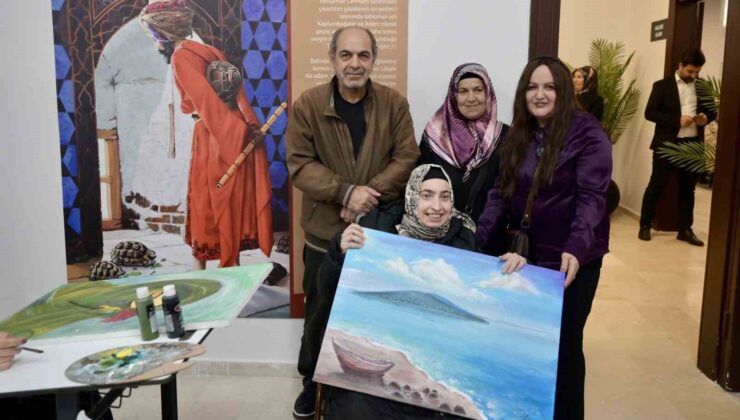 Ressam Neriman Oyman’dan Esenyurt’ta ilham veren buluşma