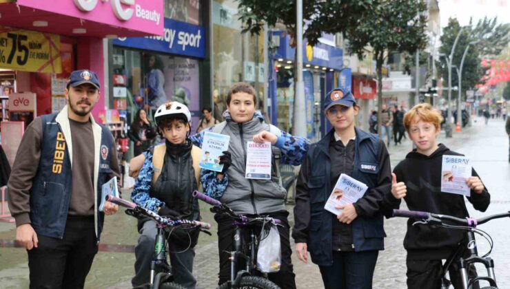Sakarya polisinden siber suçlara karşı bilinçlendirme çalışması