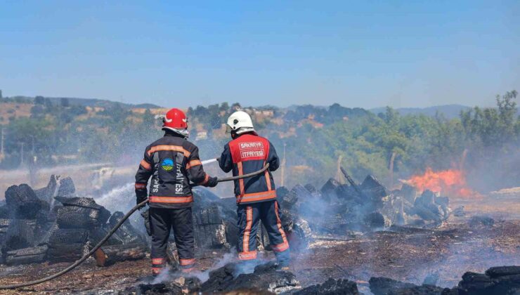 Sakarya’nın kahraman itfaiyecileri 10 ayda 11 bin 595 olaya müdahale etti