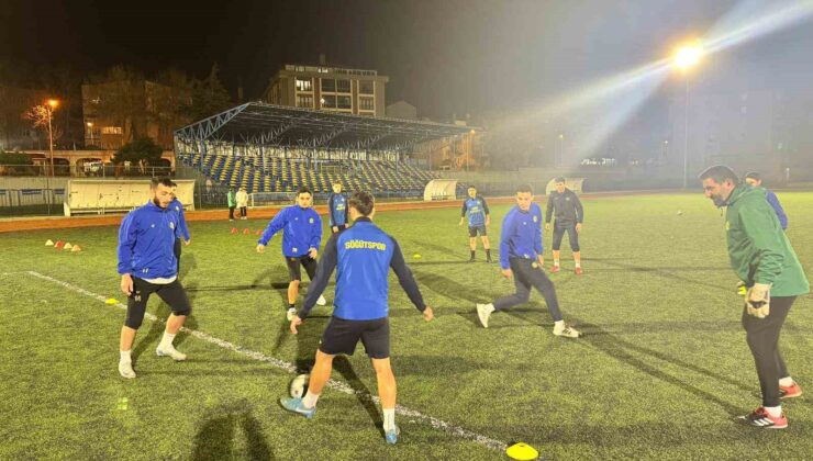 Söğütspor, İznikspor maçı hazırlıklarını tamamladı