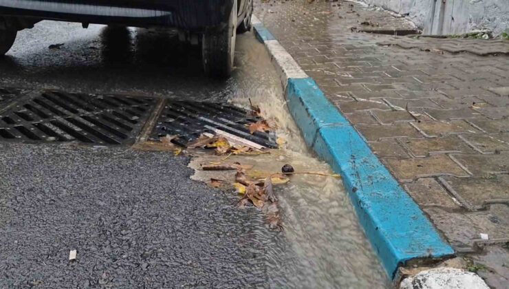 Tekirdağ’da sağanak yağış etkili oldu