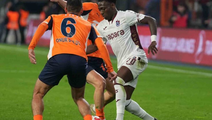 Trendyol Süper Lig: RAMS Başakşehir: 2 – Trabzonspor: 1 (İlk yarı)
