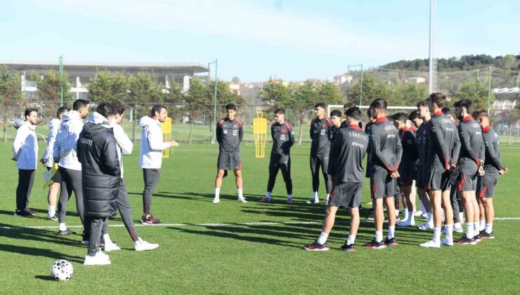 Ümit Milli Takımı, Litvanya maçı hazırlıklarına ara vermeden başladı
