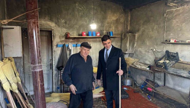 30 yıldır süpürge yapıyor, “bu meslek benim ömrüm” diyor