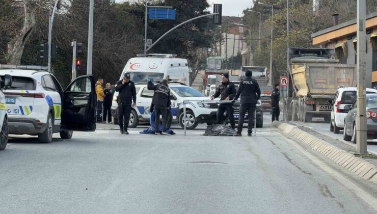 Arnavutköy’de hafriyat kamyonunun çarptığı yaşlı adam olay yerinde hayatını kaybetti