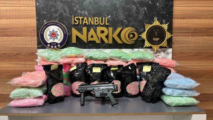 Avcılar’da bir eve zulalanan 601 bin 380 adet uyuşturucu hap ele geçirildi