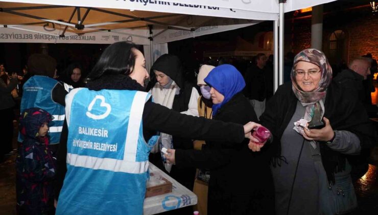 Balıkesir Büyükşehirden 20 ilçede kandil ikramı