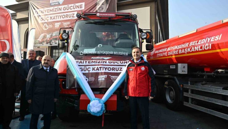 Balıkesir İtfaiyesi gücüne güç katıyor