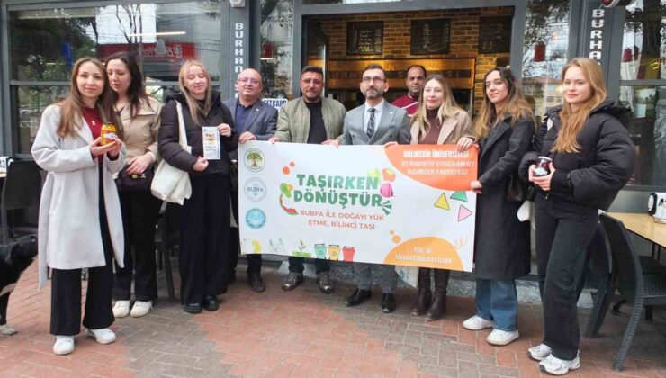 Balıkesir’de üniversiteliler sıfır atık projesi başlattı