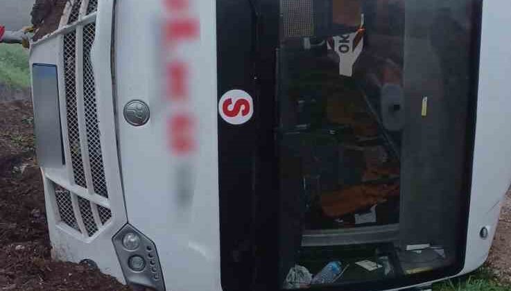 Bandırma’da okul servisi kaza yaptı 8 öğrenci hastaneye kaldırıldı