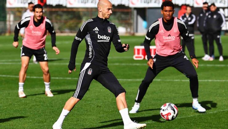 Beşiktaş’ta Trabzonspor maçı hazırlıkları devam etti